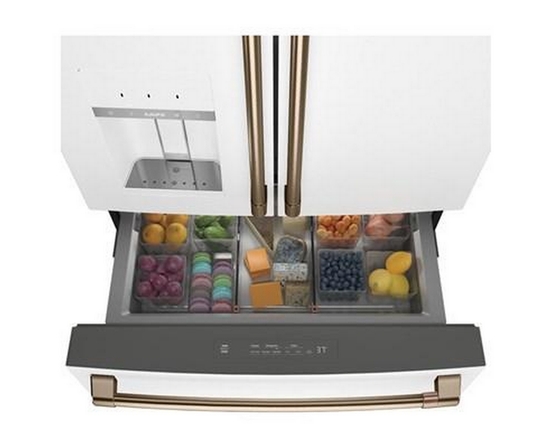 Café 36-Inch 27.6 Cu. Ft. French 4-Door Refrigerator - CVE28DP4NW2