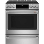 Café 30-Inch Slide-In Induction Range With Warming Drawer - CHS90XP2MS1
