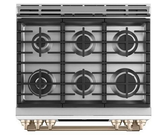 Café 30-Inch Slide-In Gas Range With Convection Technology - CCGS700P4MW2