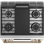 Café 30-Inch Slide-In Gas Range With Convection Technology - CCGS700P4MW2