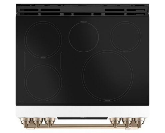 Café 30-Inch Slide-In Induction Range With Warming Drawer - CCHS900P4MW2