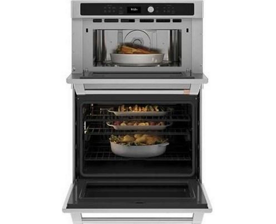 Café 30-Inch Built-In Combination Double Wall Oven With Advantium® Technology - CTC912P2NS1