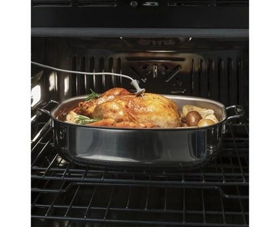 Café 30-Inch, 5.0 Cu.Ft. Built-In Single Wall Oven With True European Convection With Direct Air - CTS90FP4NW2