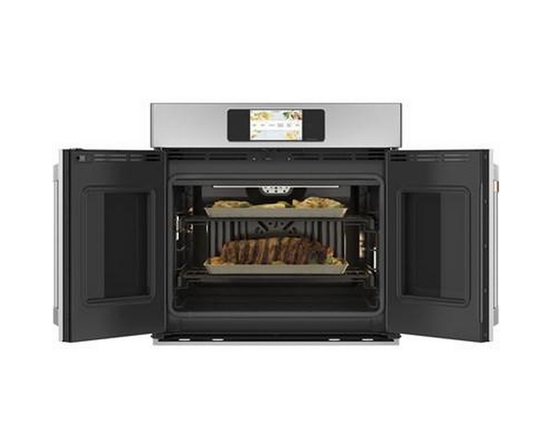 Café 30-Inch, 5.0 Cu.Ft. Built-In Single Wall Oven With True European Convection With Direct Air - CTS90FP2NS1