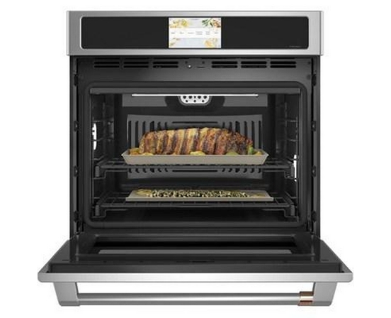 Café 30-Inch, 5 Cu.Ft. Built-In Single Wall Oven With Wi-Fi Connect - CTS90DP2NS1