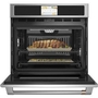 Café 30-Inch, 5 Cu.Ft. Built-In Single Wall Oven With Wi-Fi Connect - CTS90DP2NS1