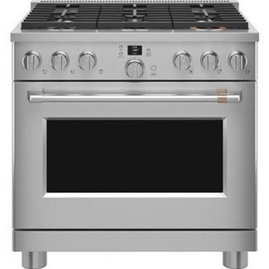 Café 36-Inch Freestanding Dual-Fuel Range With 6 Burners - C2Y366P2TS1