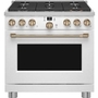Café 36-Inch Freestanding Dual-Fuel Range With 6 Burners - C2Y366P4TW2