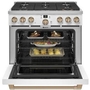 Café 36-Inch Freestanding Dual-Fuel Range With 6 Burners - C2Y366P4TW2