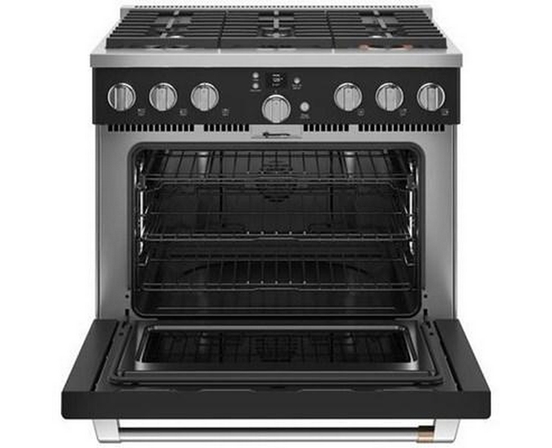 Café 36-Inch Freestanding Dual-Fuel Range With 6 Burners - C2Y366P3TD1