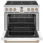 Café 36-Inch Freestanding Gas Range With Wi-Fi Connect - CGY366P4TW2