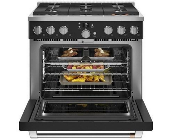 Café 36-Inch Freestanding Gas Range With Wi-Fi Connect - CGY366P3TD1