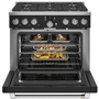 Café 36-Inch Freestanding Gas Range With Wi-Fi Connect - CGY366P3TD1