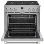 Café 36-Inch Freestanding Gas Range With Wi-Fi Connect - CGY366P2TS1