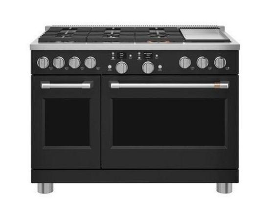 Café 48-Inch Freestanding Dual-Fuel Range With 6 Burners And Griddle - C2Y486P3TD1