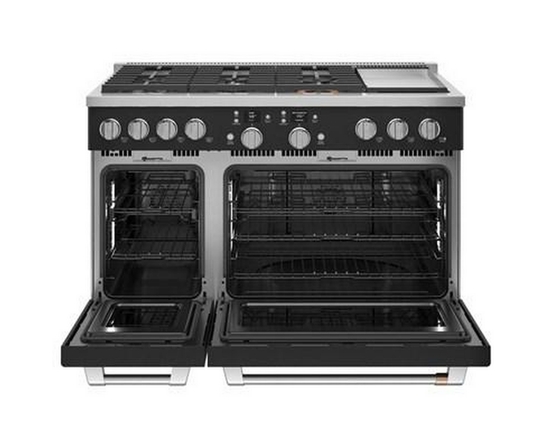 Café 48-Inch Freestanding Dual-Fuel Range With 6 Burners And Griddle - C2Y486P3TD1