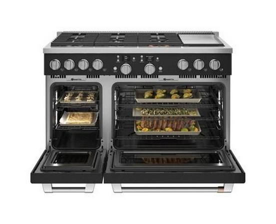 Café 48-Inch Freestanding Dual-Fuel Range With 6 Burners And Griddle - C2Y486P3TD1