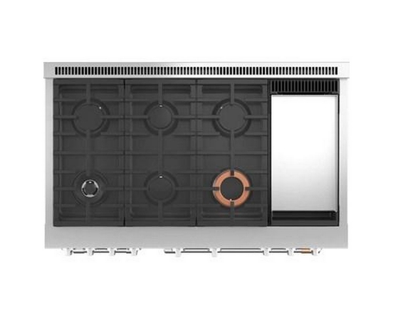 Café 48-Inch Freestanding Dual-Fuel Range With 6 Burners And Griddle - C2Y486P3TD1