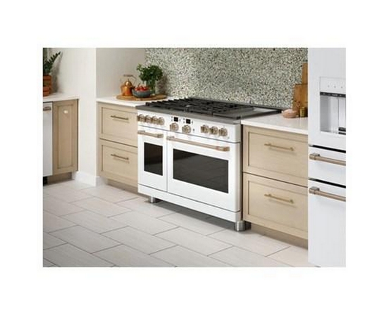 Café 48-Inch Freestanding Dual-Fuel Range With 6 Burners And Griddle - C2Y486P4TW2