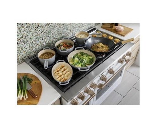 Café 48-Inch Freestanding Dual-Fuel Range With 6 Burners And Griddle - C2Y486P4TW2