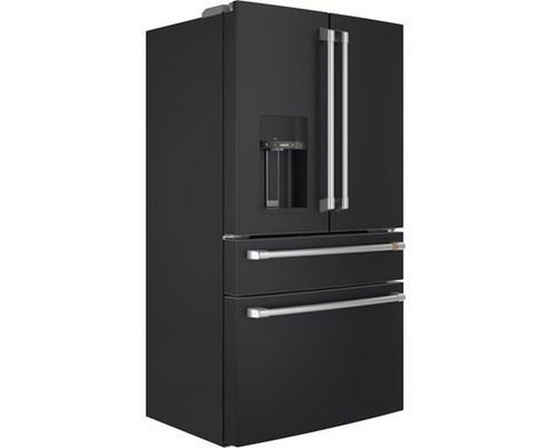 Café 36-Inch, 22.3 Cu.Ft. Counter-Depth French 4-Door Refrigerator With Wi-Fi - CXE22DP3PD1