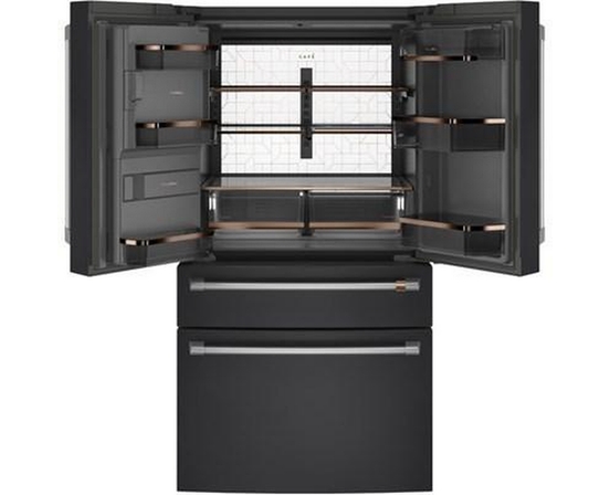 Café 36-Inch, 22.3 Cu.Ft. Counter-Depth French 4-Door Refrigerator With Wi-Fi - CXE22DP3PD1