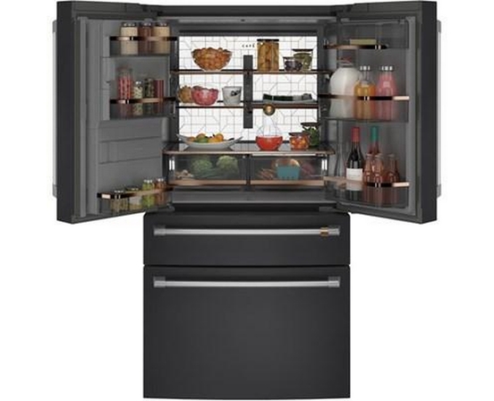 Café 36-Inch, 22.3 Cu.Ft. Counter-Depth French 4-Door Refrigerator With Wi-Fi - CXE22DP3PD1