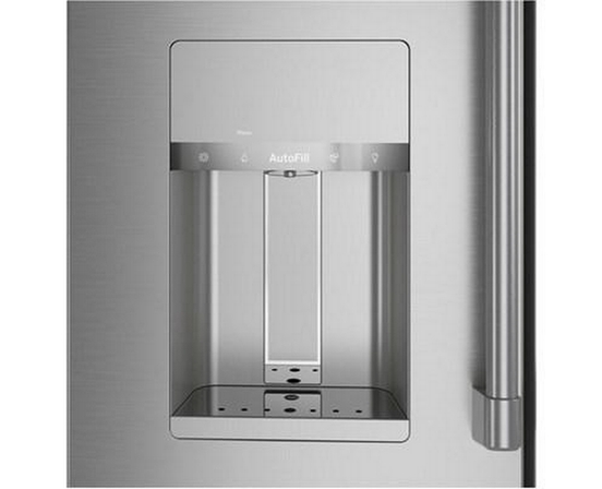 Café 36-Inch, 22.3 Cu.Ft. Counter-Depth French 4-Door Refrigerator With Wi-Fi - CXE22DP2PS1