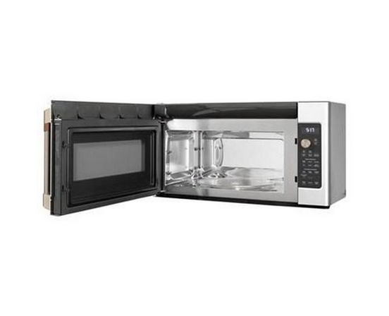 Café 30-Inch, 1.7 Cu.Ft. Over-The-Range Microwave Oven With Air Fry - CVM517P2RS1