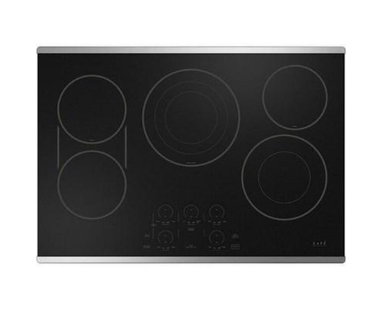 Café 30-Inch Built-In Electric Cooktop With Chef Connect - CEP90302TSS