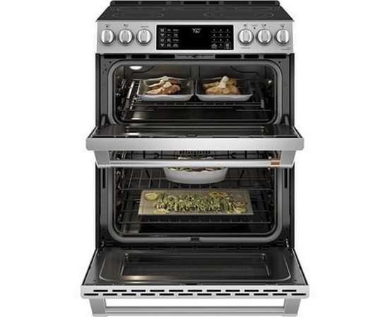Café 30-Inch Slide-In Electric Range With Wi-Fi - CCES750P2MS1
