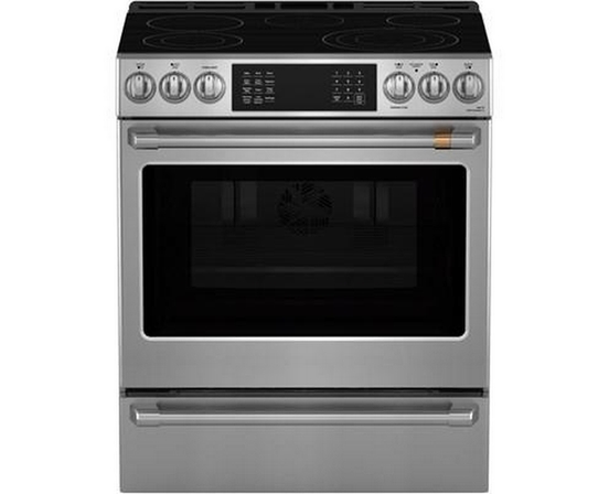 Café 30-Inch Freestanding Electric Range With Wi-Fi - CRS70XAWCS1