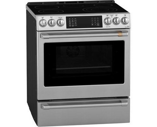 Café 30-Inch Freestanding Electric Range With Wi-Fi - CRS70XAWCS1
