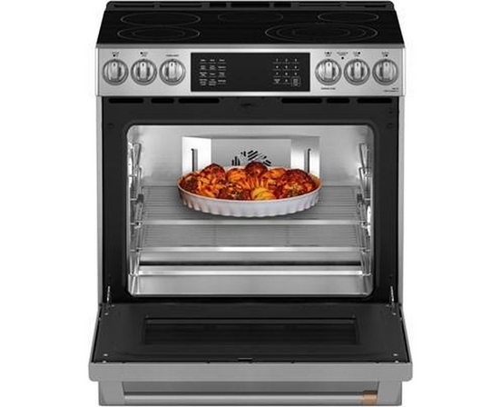 Café 30-Inch Freestanding Electric Range With Wi-Fi - CRS70XAWCS1