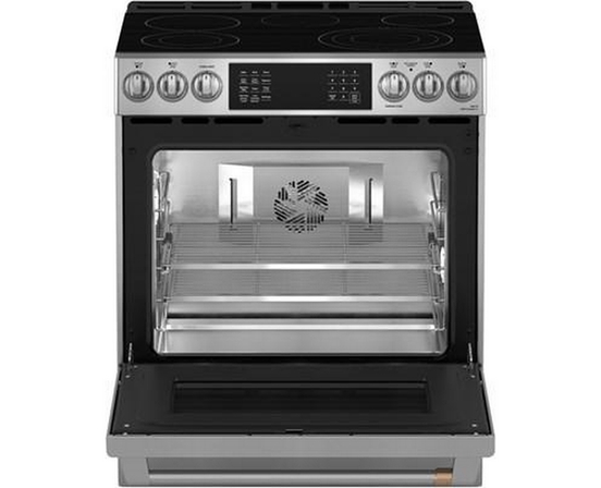Café 30-Inch Freestanding Electric Range With Wi-Fi - CRS70XAWCS1