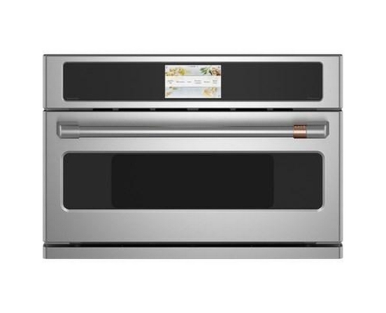 Café 30-Inch, 1.7 Cu. Ft. Built-In Custom Speed Oven Five In One With 120V Advantium® Technology - CSB913P2VS1