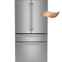 Café 36-Inch, 23.2 Cu. Ft. Smart Counter-Depth 4-Door French-Door Refrigerator - CJE23DP2WS1