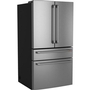 Café 36-Inch, 23.2 Cu. Ft. Smart Counter-Depth 4-Door French-Door Refrigerator - CJE23DP2WS1