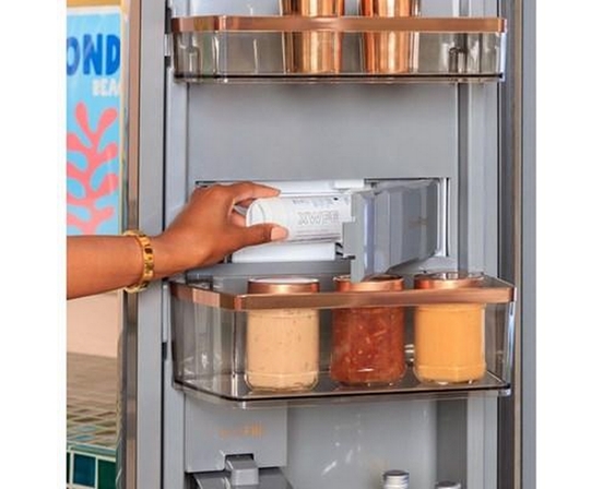 Café 36-Inch, 23.2 Cu. Ft. Smart Counter-Depth 4-Door French-Door Refrigerator - CJE23DP2WS1