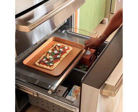 Café 36-Inch, 23.2 Cu. Ft. Smart Counter-Depth 4-Door French-Door Refrigerator - CJE23DP2WS1