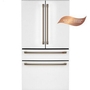 Café 36-Inch, 23.2 Cu. Ft. Smart Counter-Depth 4-Door French-Door Refrigerator - CJE23DP4WW2