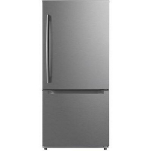 Moffat 30-Inch, 18.6 Cu.Ft. Freestanding Bottom Freezer Refrigerator With Led Lighting - MDE19DSNKSS
