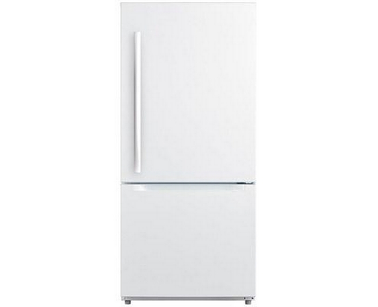 Moffat 30-Inch, 18.6 Cu.Ft. Freestanding Bottom Freezer Refrigerator With Led Lighting - MDE19DTNKWW