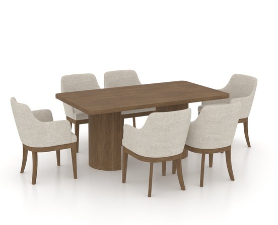 Canadel 7-piece dining room set