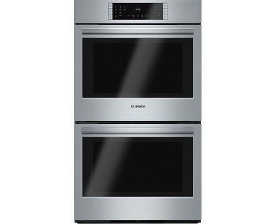 Bosch 30-Inch, 9.2 Cu. Ft. Built-In Double Wall Oven With Convection - HBL8651UC