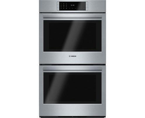 Bosch 30-Inch, 9.2 Cu. Ft. Built-In Double Wall Oven With Convection - HBLP651UC