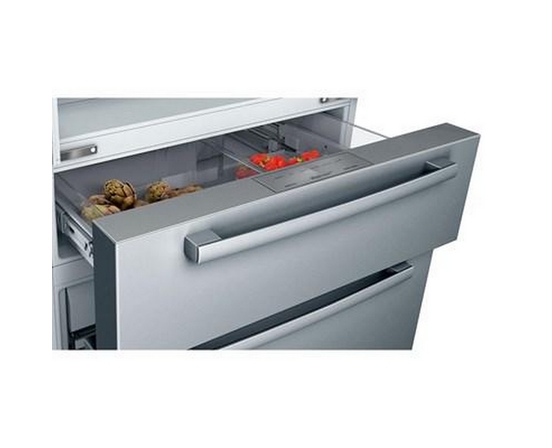Bosch 36-Inch, 21 Cu.Ft. Counter-Depth French 4-Door Refrigerator With Vitafreshpro™ Drawer - B36CL80SNS