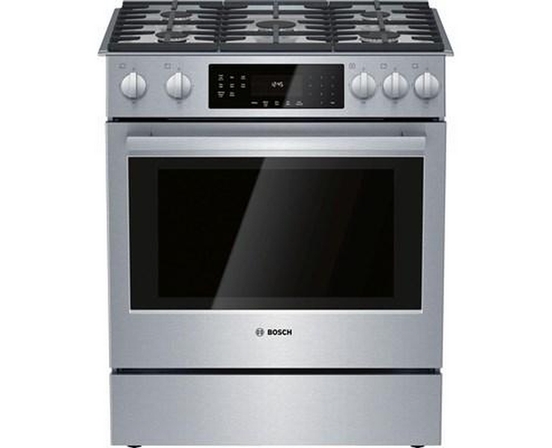 Bosch 30-Inch Slide-In Gas Range With 9 Specialized Cooking Modes - HGI8056UC