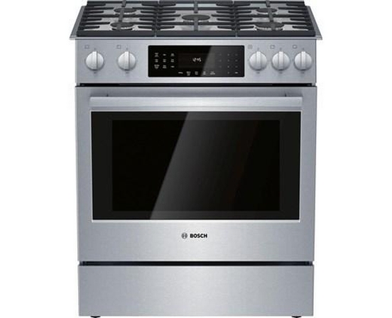 Bosch 30-Inch Slide-In Gas Range With 9 Specialized Cooking Modes - HGIP056UC