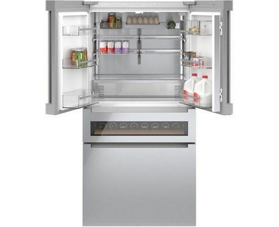 Bosch 36-Inch, 20.5 Cu.Ft. Counter Depth French 4-Door Refrigerator With Flexbar™ - B36CL81ENG